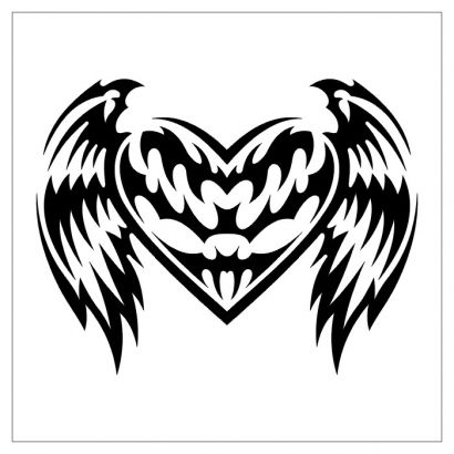Celtic Heart Wing Tattoo